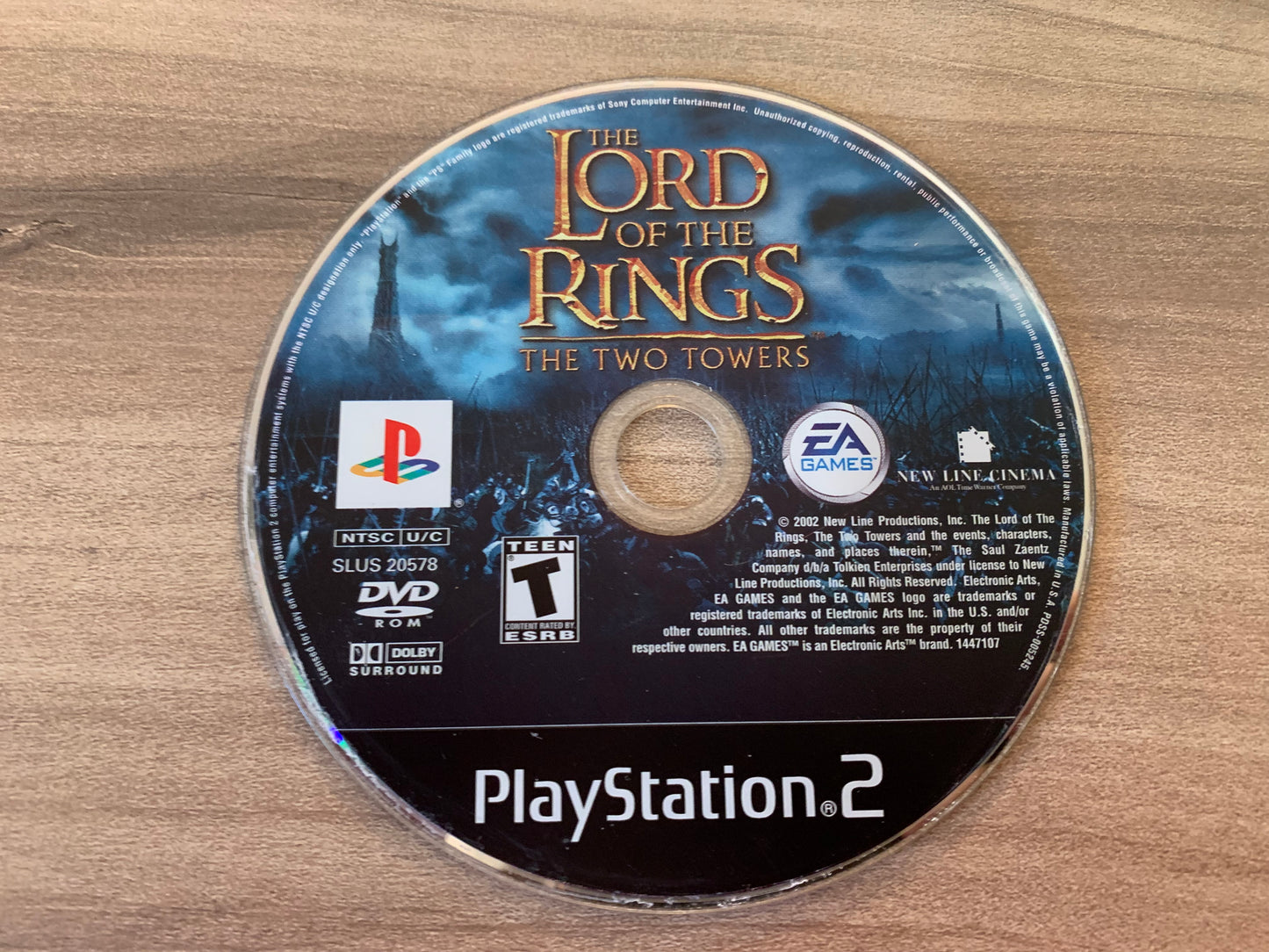 SONY PLAYSTATiON 2 [PS2] | THE LORD OF THE RiNGS THE TWO TOWERS