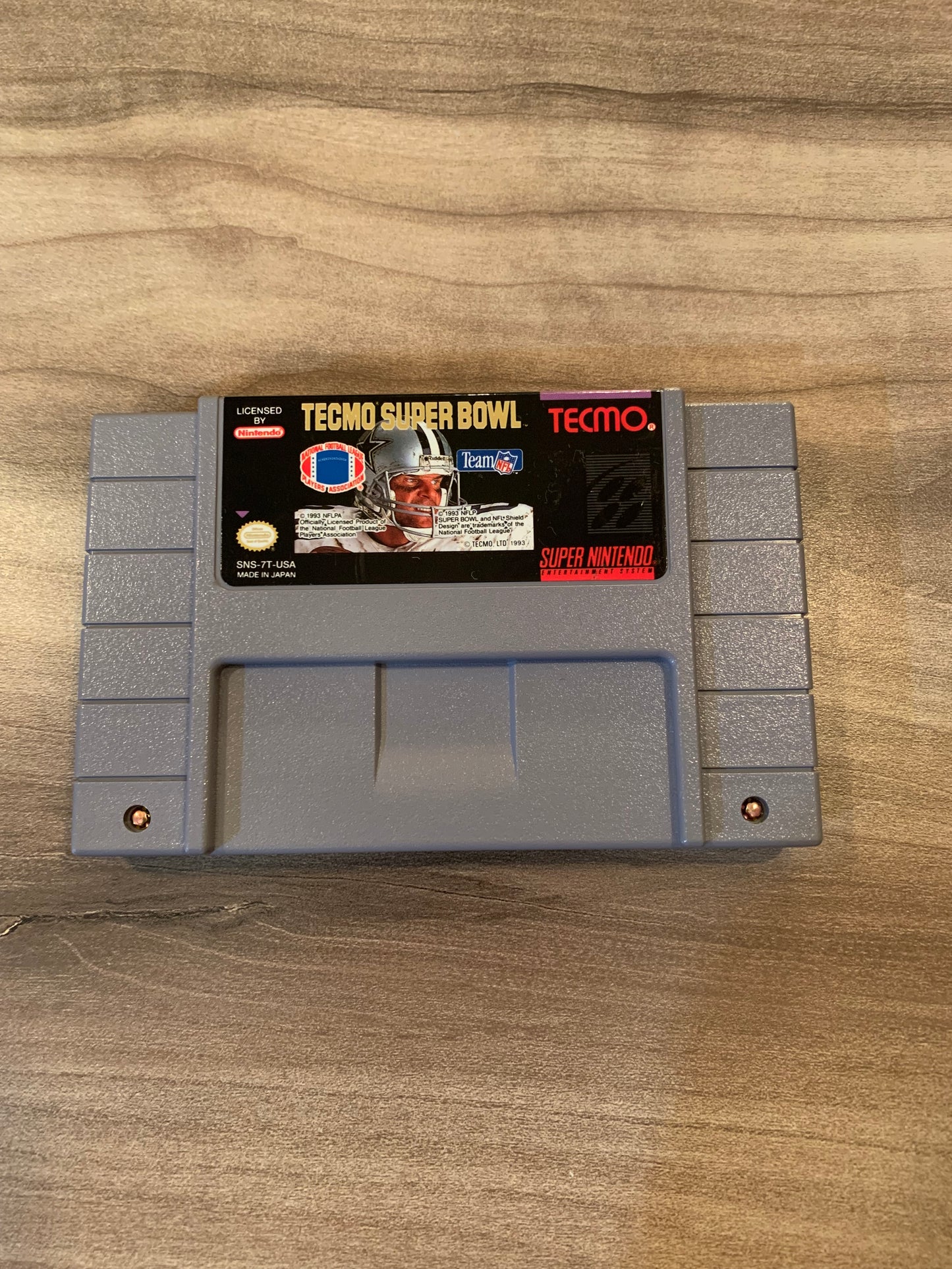 PiXEL-RETRO.COM : SUPER NINTENDO NES (SNES) GAME NTSC TECMO SUPER BOWL