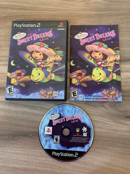 PiXEL-RETRO.COM : SONY PLAYSTATION 2 (PS2) COMPLET CIB BOX MANUAL GAME NTSC STRAWBERRY SHORTCAKE THE SWEET DREAMS GAME