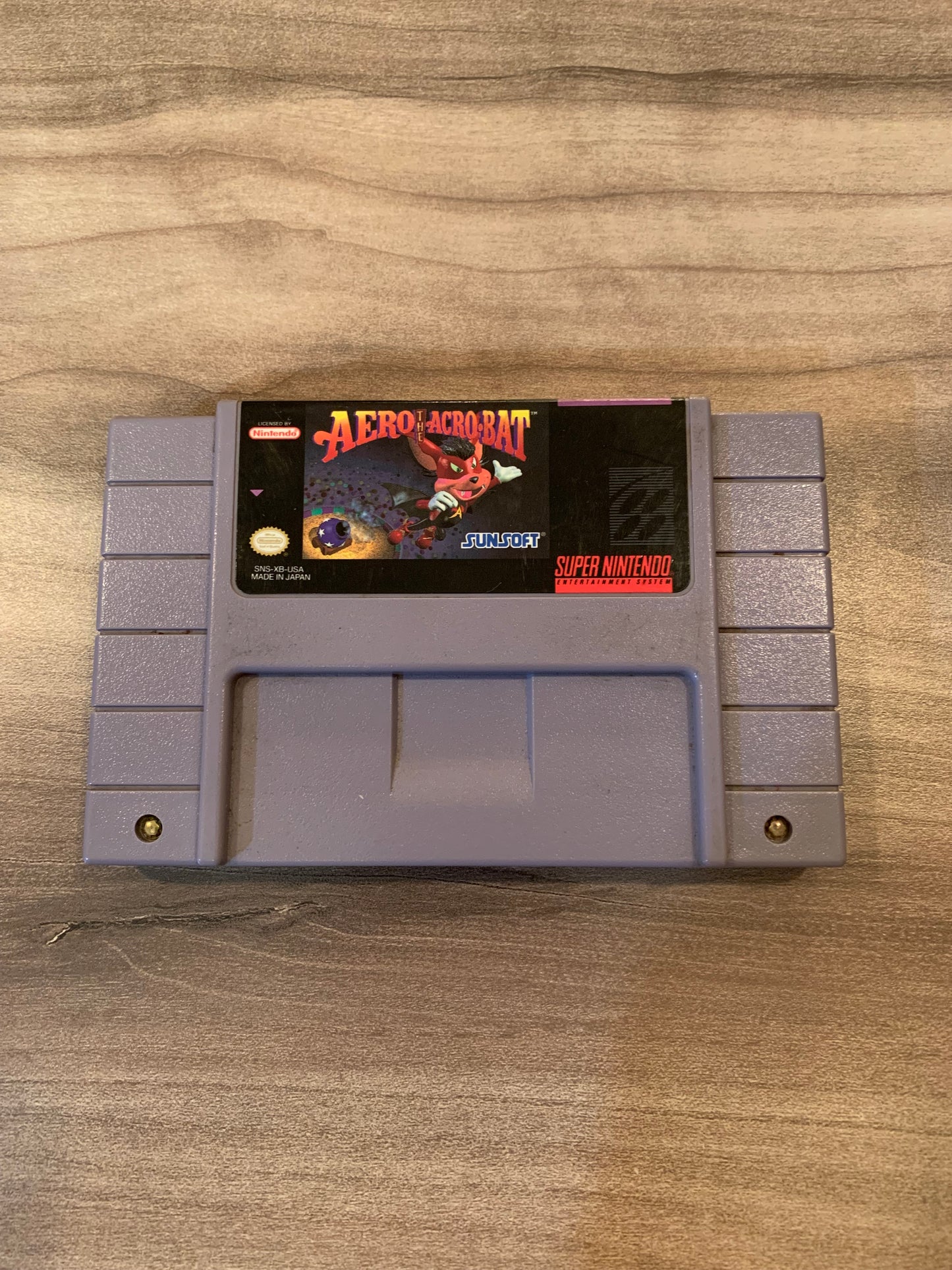 PiXEL-RETRO.COM : SUPER NINTENDO NES (SNES) GAME NTSC AERO THE ACRO-BAT