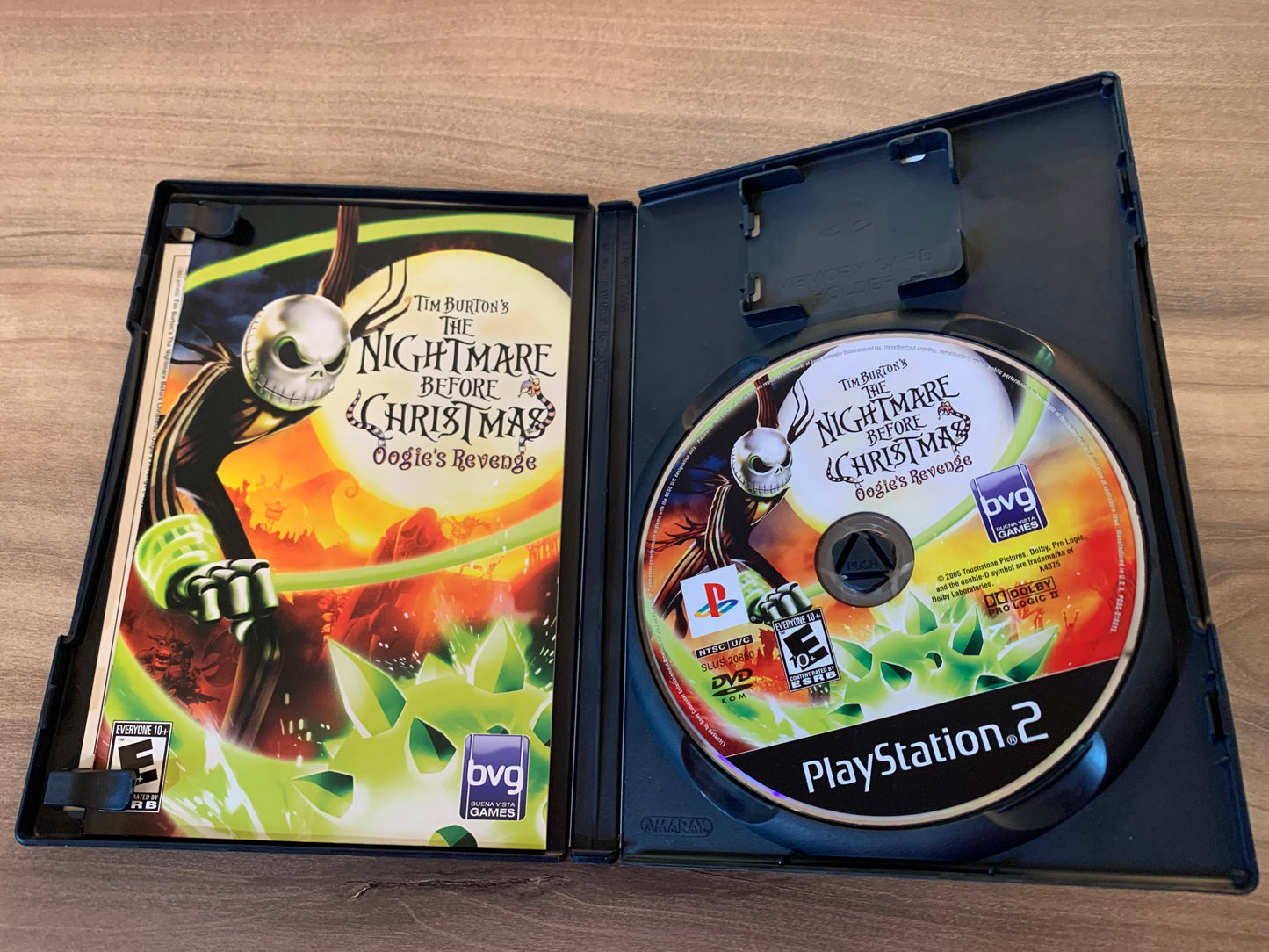 SONY PLAYSTATiON 2 [PS2] | TiM BURTONS THE NiGHTMARE BEFORE CHRiSTMAS OOGiES REVENGE