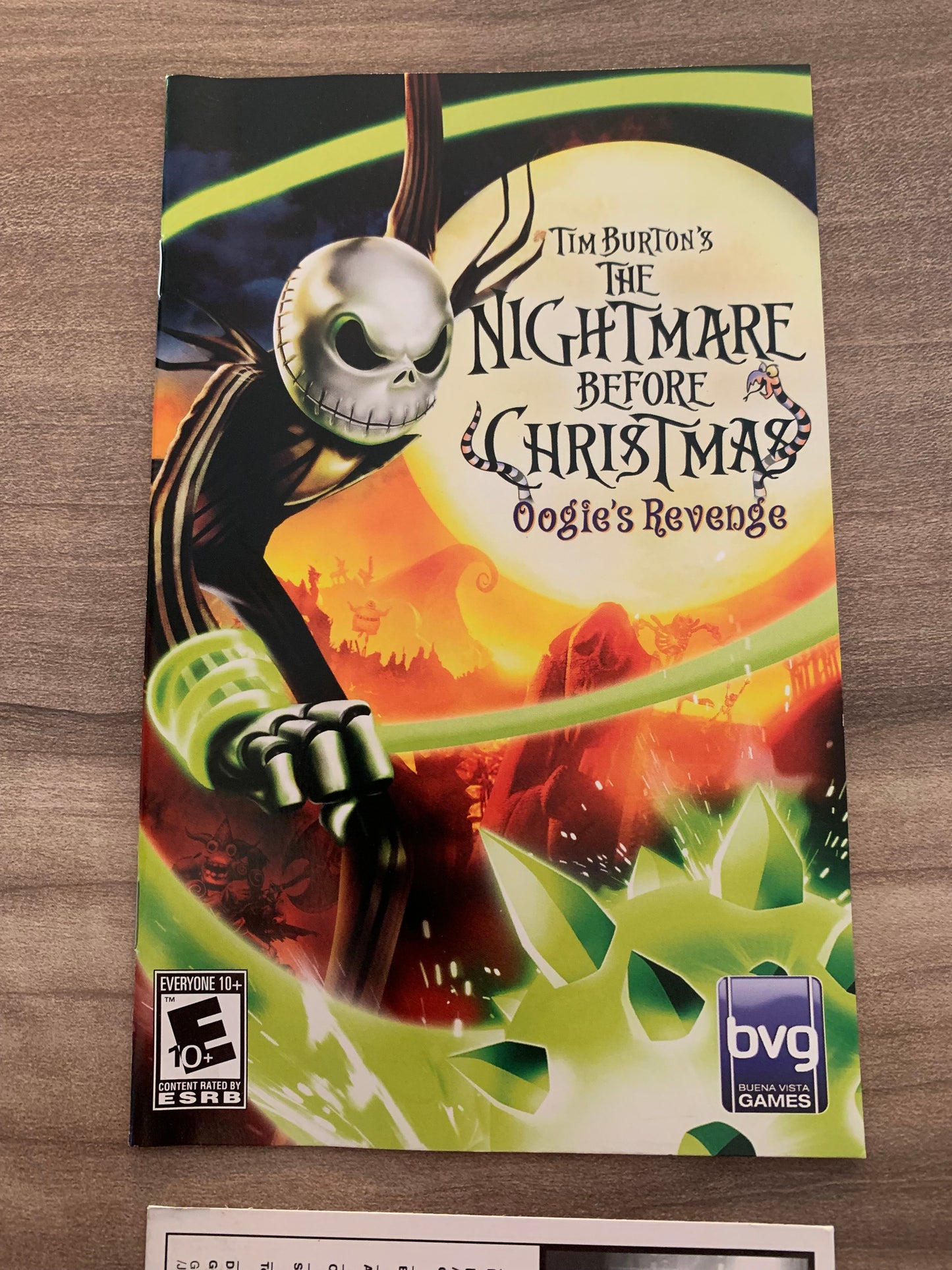 SONY PLAYSTATiON 2 [PS2] | TiM BURTONS THE NiGHTMARE BEFORE CHRiSTMAS OOGiES REVENGE