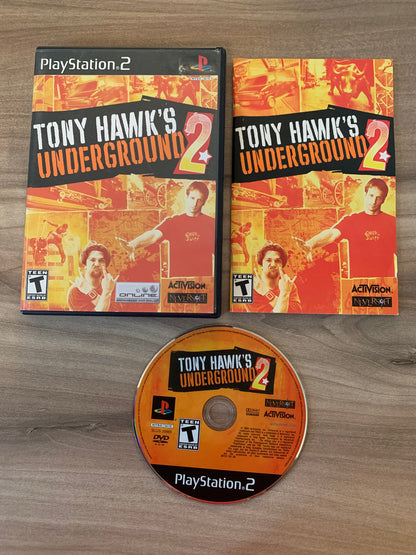 PiXEL-RETRO.COM : SONY PLAYSTATION 2 (PS2) COMPLET CIB BOX MANUAL GAME NTSC TONY HAWK'S UNDERGROUND 2