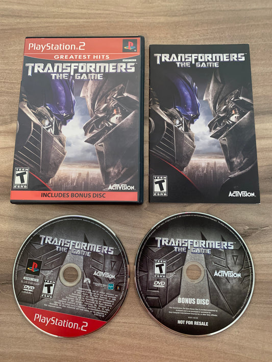 PiXEL-RETRO.COM : SONY PLAYSTATION 2 (PS2) COMPLET CIB BOX MANUAL GAME NTSC TRANSFORMERS THE GAME