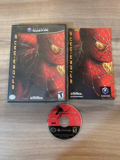 PiXEL-RETRO.COM : NINTENDO GAMECUBE COMPLETE CIB BOX MANUAL GAME NTSC SPIDER-MAN 2