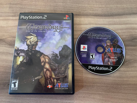 PiXEL-RETRO.COM : SONY PLAYSTATION 2 (PS2) COMPLET CIB BOX MANUAL GAME NTSC WIZARDRY : TALE OF THE FORSAKEN LAND