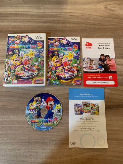 PiXEL-RETRO.COM : NINTENDO WII COMPLET IN BOX CIB MANUAL GAME NTSC MARIO PARTY 9