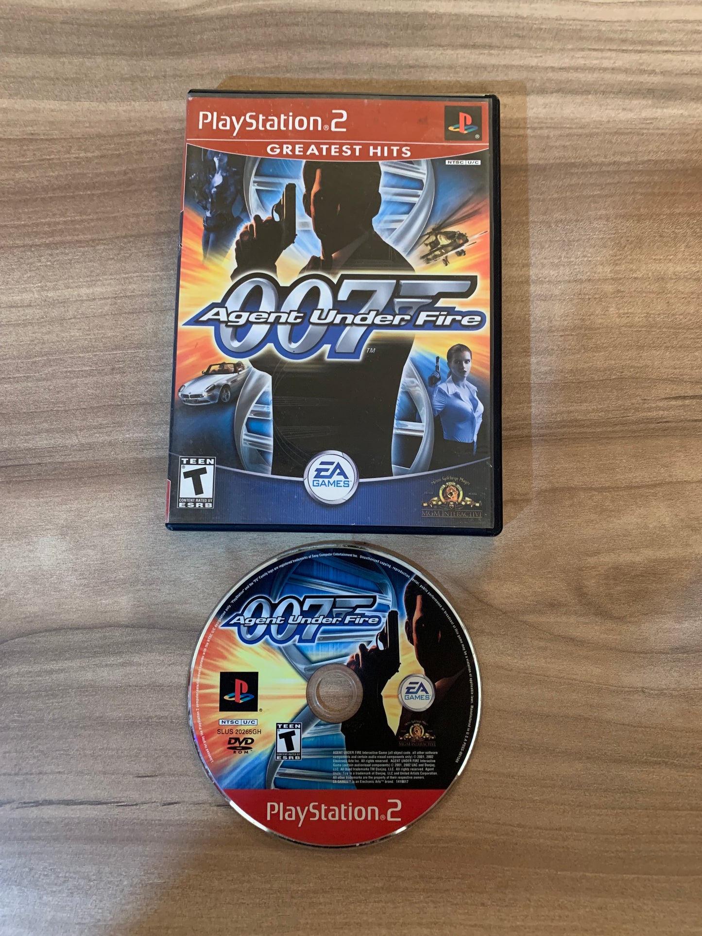 PiXEL-RETRO.COM : SONY PLAYSTATION 2 (PS2) COMPLET CIB BOX MANUAL GAME NTSC 007 AGENT UNDER FIRE