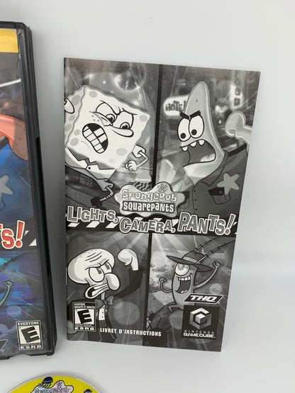 NiNTENDO GAMECUBE [NGC] | SPONGEBOB SQUARE PANTS LiGHTS, CAMERA, PANTS | PLAYERS CHOiCE