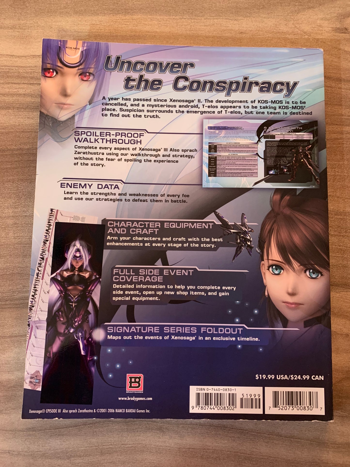 PiXEL-RETRO.COM : PLAYSTATION 2 (PS2) BRADYGAMES XENOSAGA EPISODE III ALSO SPRACH ZARATHUSTRA STRATEGY PLAYER'S GUIDE WALKTHROUGH OFFICIAL