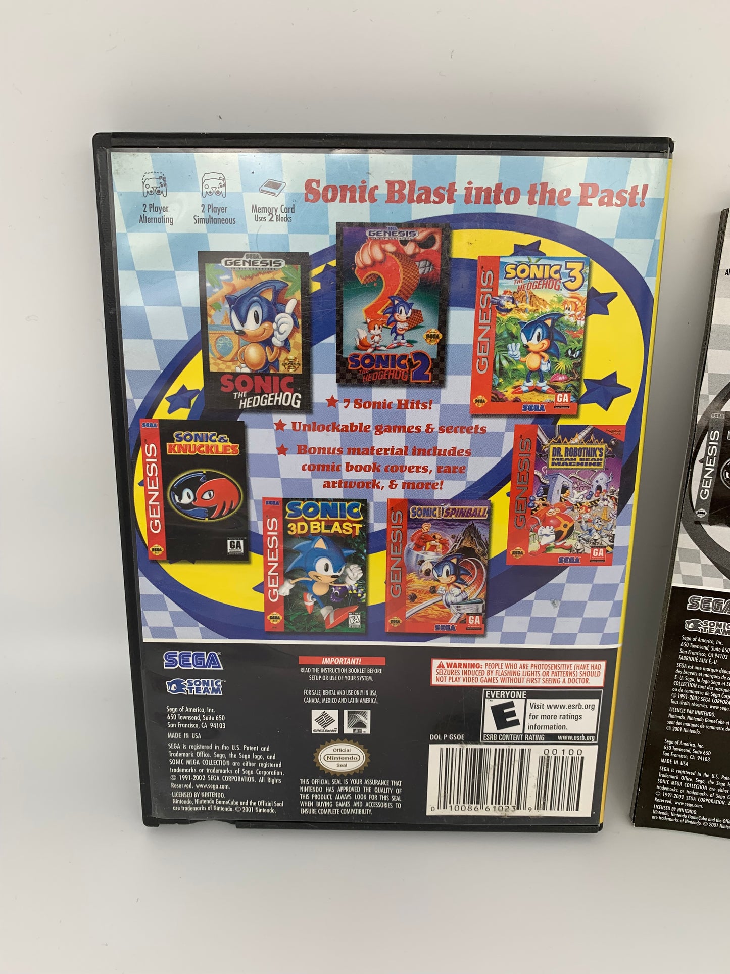 NiNTENDO GAMECUBE [NGC] | SONiC MEGA COLLECTiON | PLAYERS CHOiCE