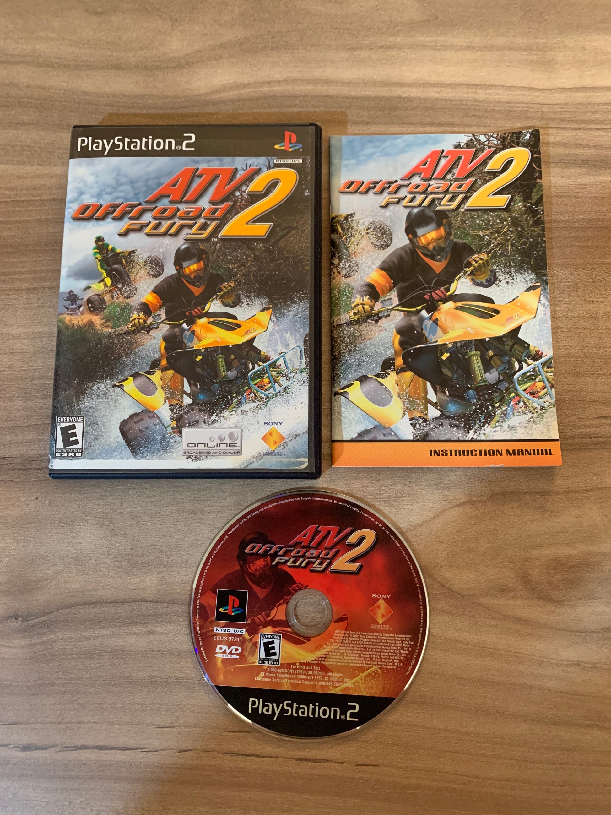 PiXEL-RETRO.COM : SONY PLAYSTATION 2 (PS2) COMPLET CIB BOX MANUAL GAME NTSC ATV OFFROAD FURY 2