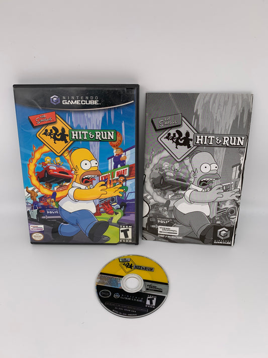 PiXEL-RETRO.COM : NINTENDO GAMECUBE COMPLETE CIB BOX MANUAL GAME NTSC THE SIMPSONS HIT & RUN