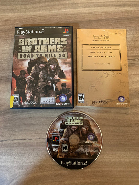 PiXEL-RETRO.COM : SONY PLAYSTATION 2 (PS2) COMPLET CIB BOX MANUAL GAME NTSC BROTHERS IN ARMS ROAD TO HILL 30