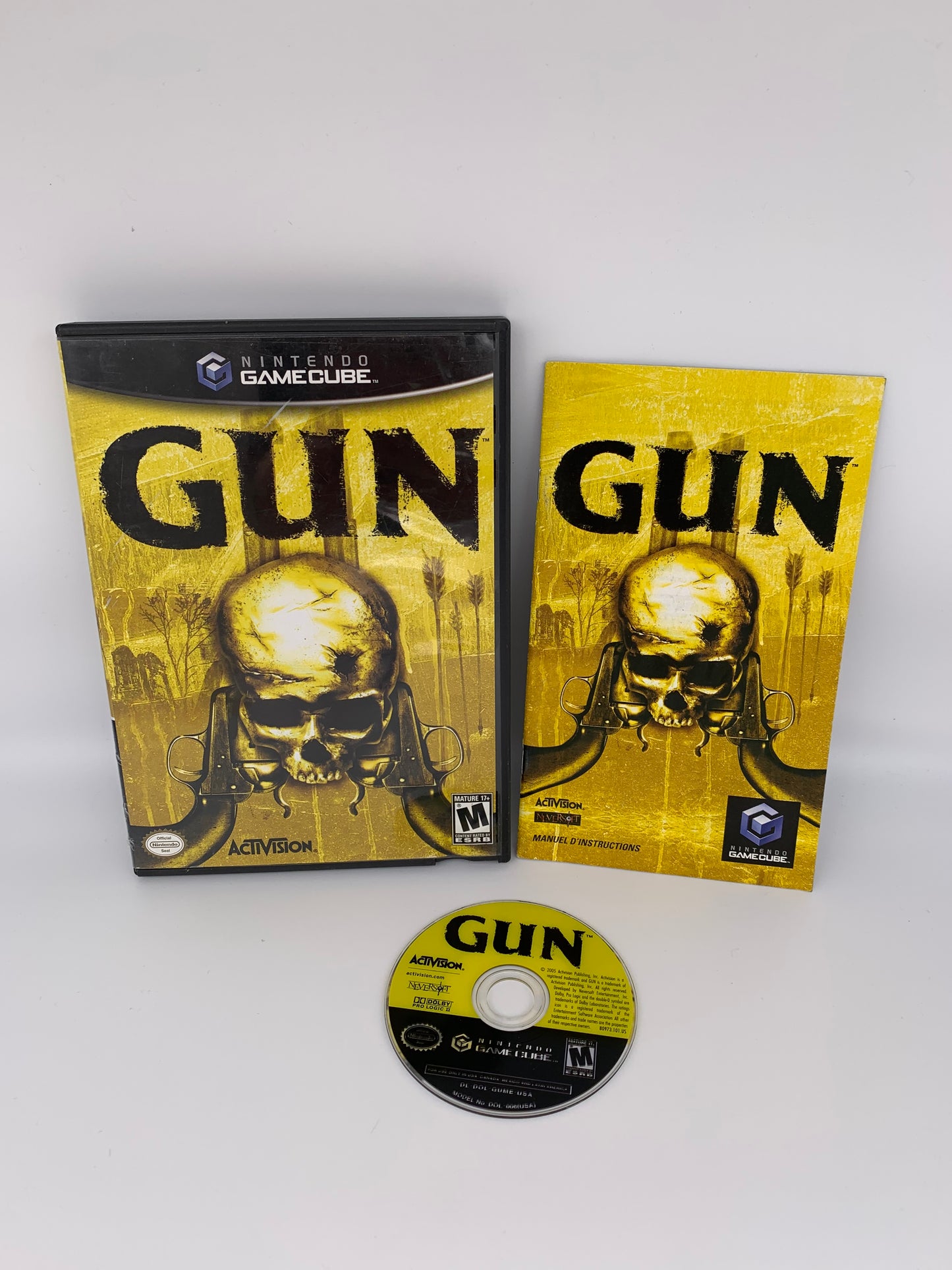 PiXEL-RETRO.COM : NINTENDO GAMECUBE COMPLETE CIB BOX MANUAL GAME NTSC GUN