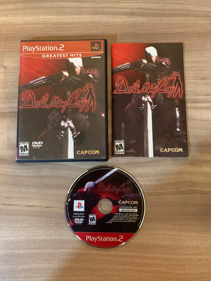 PiXEL-RETRO.COM : SONY PLAYSTATION 2 (PS2) COMPLET CIB BOX MANUAL GAME NTSC DEVIL MAY CRY