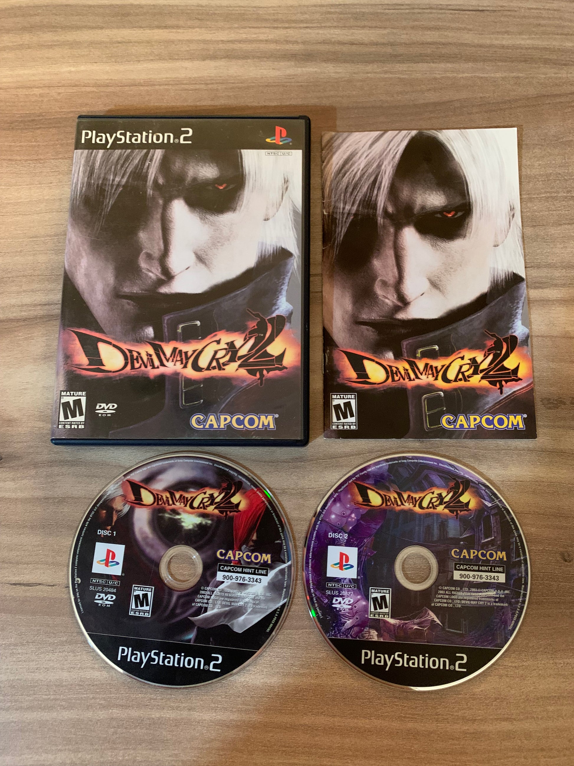 PiXEL-RETRO.COM : SONY PLAYSTATION 2 (PS2) COMPLET CIB BOX MANUAL GAME NTSC DEVIL MAY CRY 2