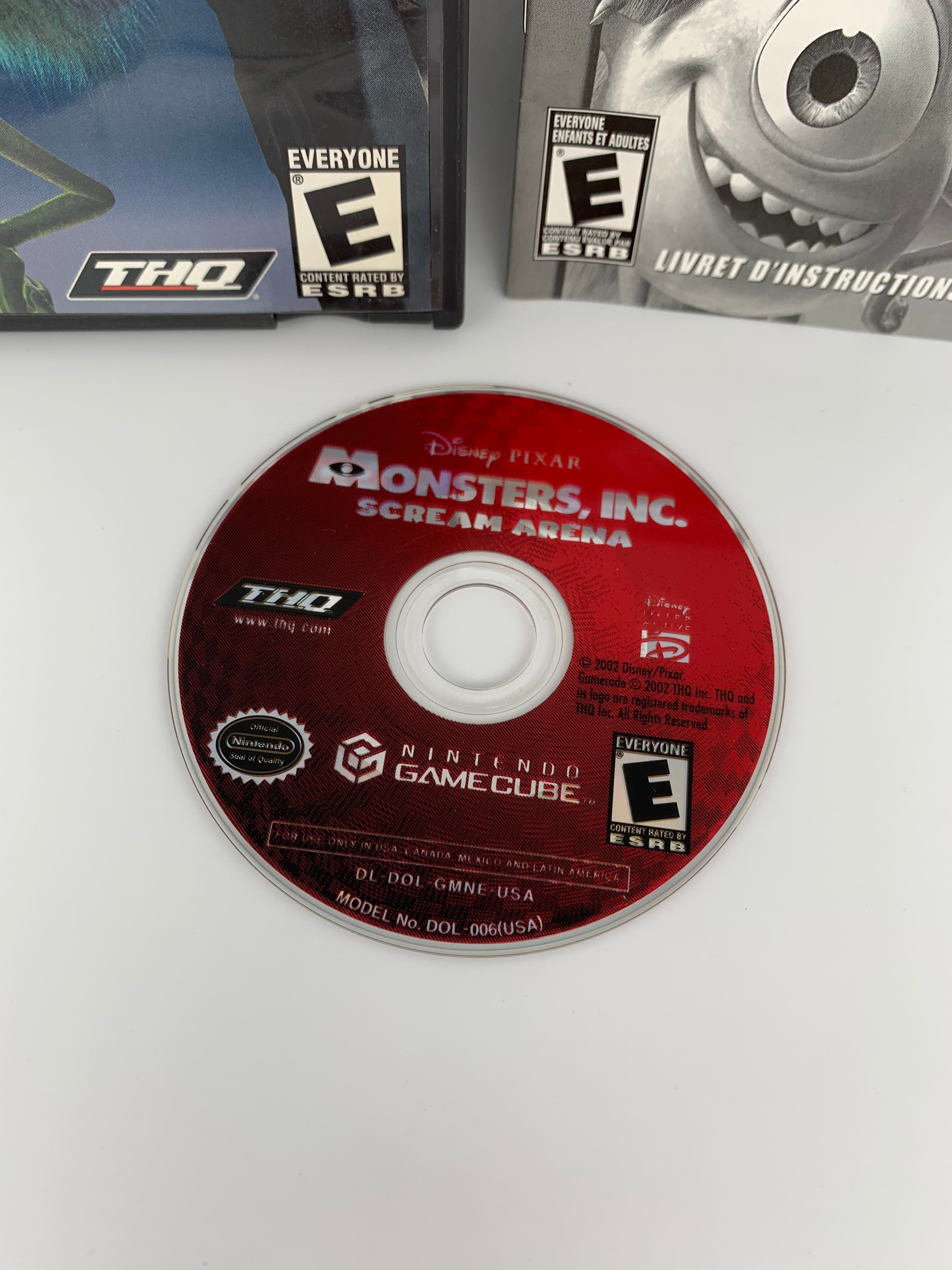 Monsters hot Inc Scream Arena Nintendo GameCube •New•