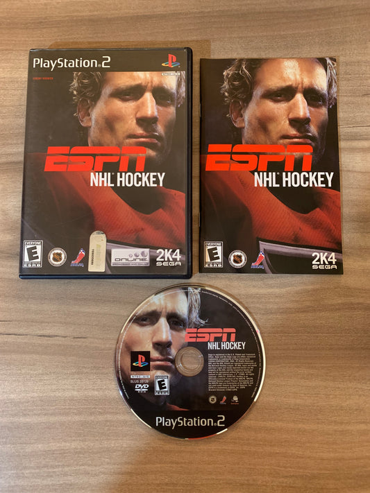 PiXEL-RETRO.COM : SONY PLAYSTATION 2 (PS2) COMPLET CIB BOX MANUAL GAME NTSC ESPN NHL HOCKEY 2K4