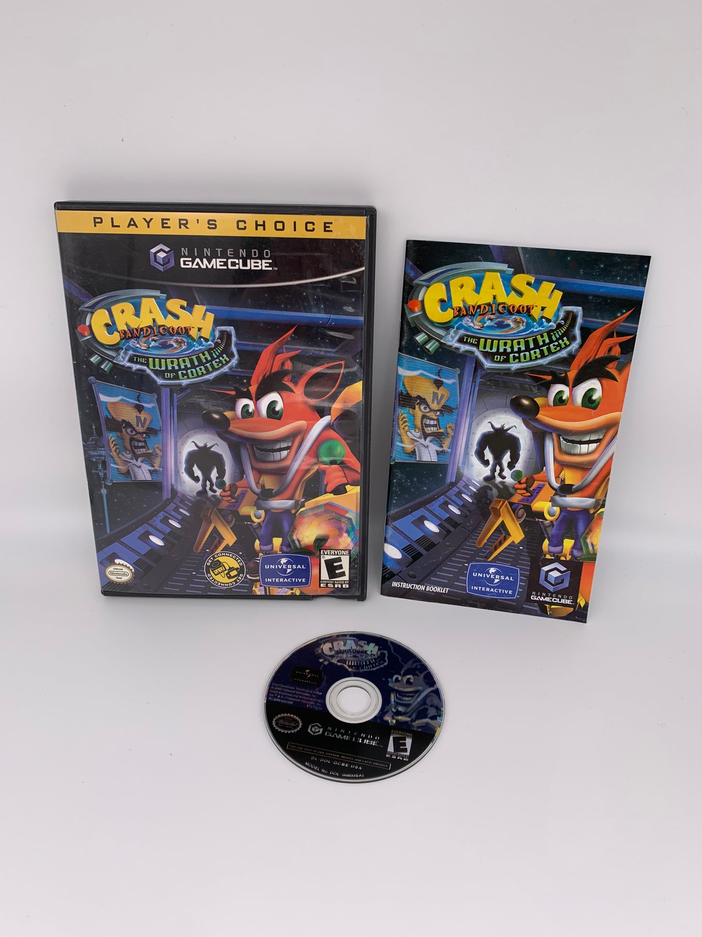 PiXEL-RETRO.COM : NINTENDO GAMECUBE COMPLETE CIB BOX MANUAL GAME NTSC CRASH BANDICOOT THE WRATH OF CORTEX