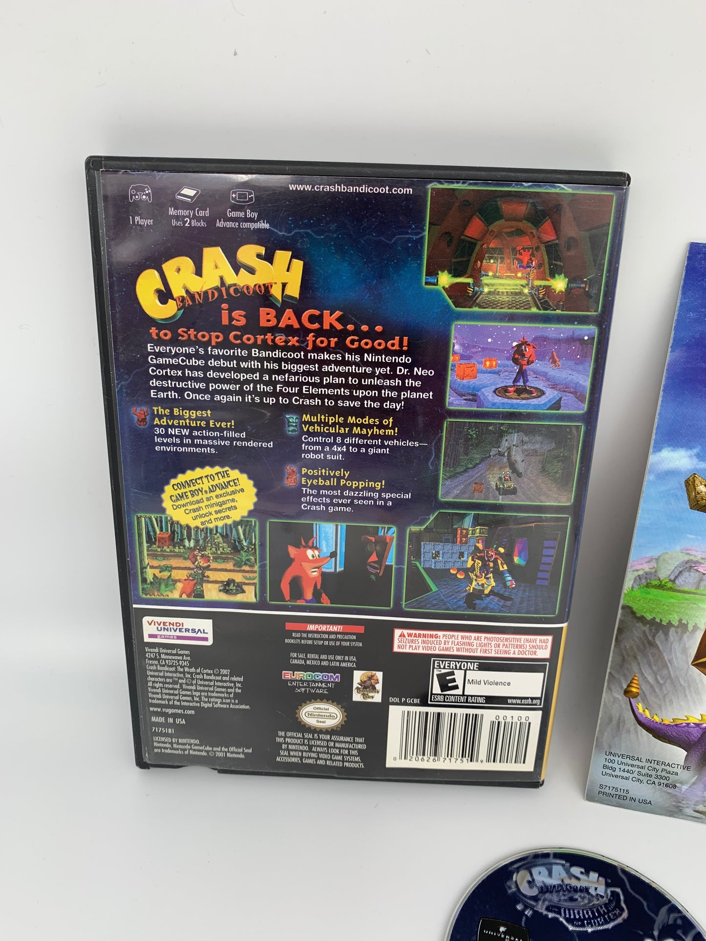 NiNTENDO GAMECUBE [NGC] | CRASH BANDiCOOT THE WRATH OF CORTEX | PLAYERS CHOiCE