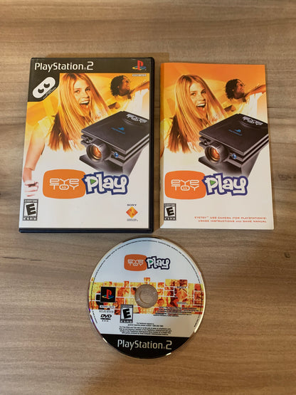 PiXEL-RETRO.COM : SONY PLAYSTATION 2 (PS2) COMPLET CIB BOX MANUAL GAME NTSC EYE TOY PLAY