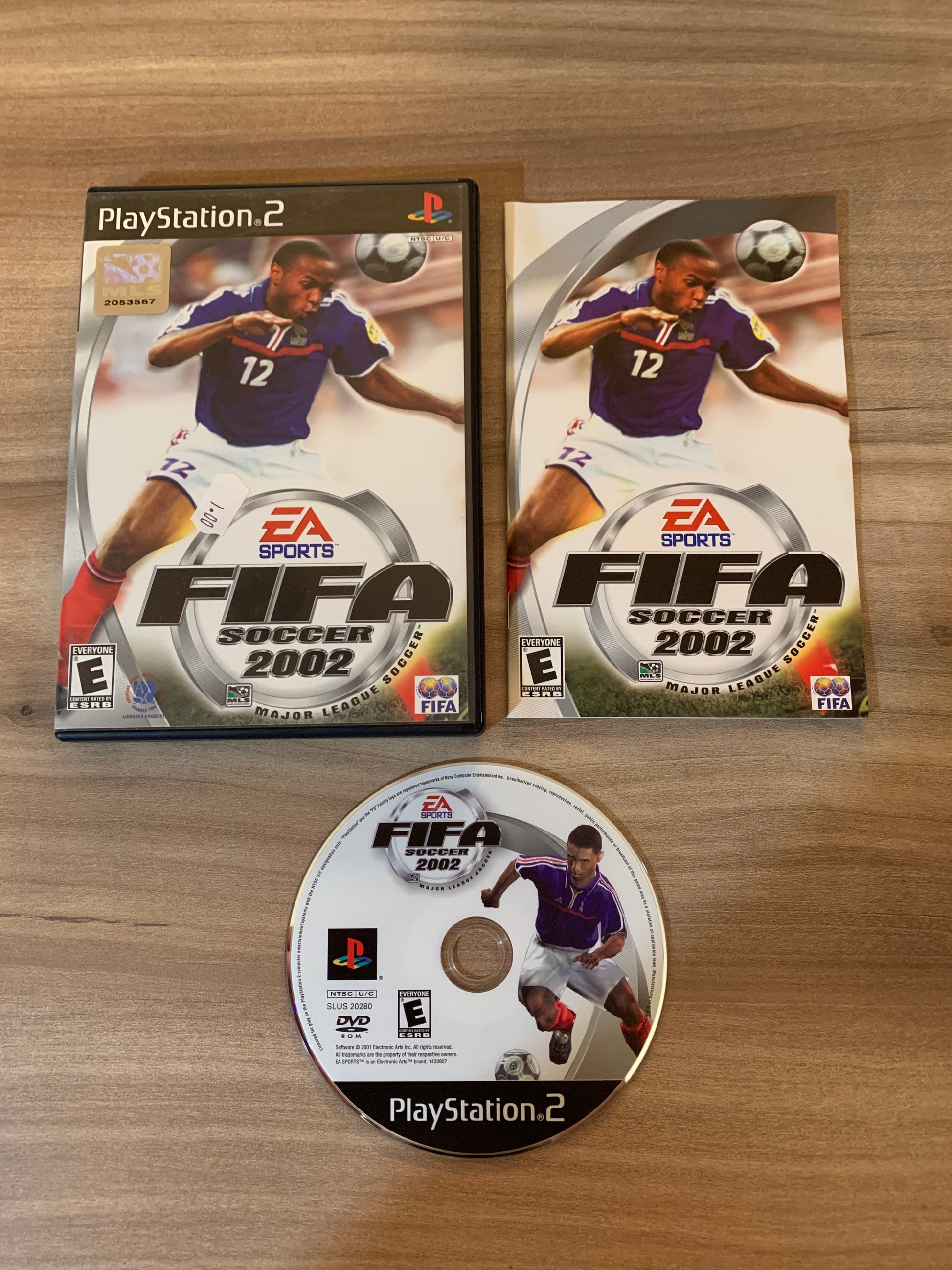 PiXEL-RETRO.COM : SONY PLAYSTATION 2 (PS2) COMPLET CIB BOX MANUAL GAME NTSC FIFA SOCCER 2002