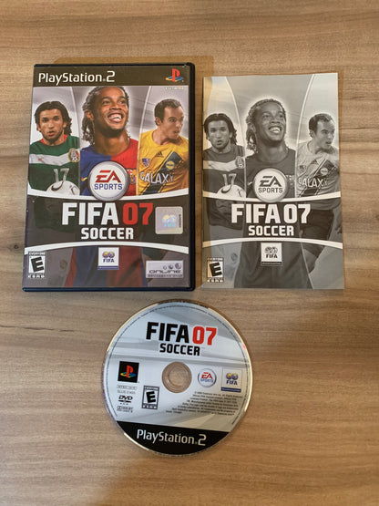 PiXEL-RETRO.COM : SONY PLAYSTATION 2 (PS2) COMPLET CIB BOX MANUAL GAME NTSC FIFA SOCCER 07