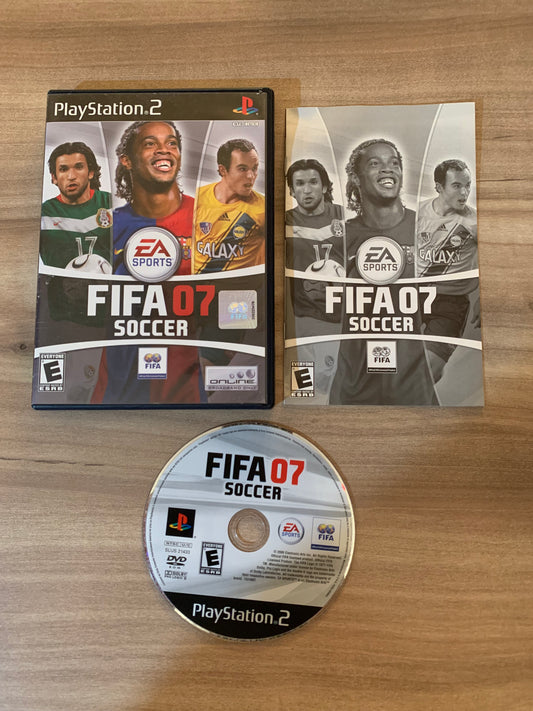 PiXEL-RETRO.COM : SONY PLAYSTATION 2 (PS2) COMPLET CIB BOX MANUAL GAME NTSC FIFA SOCCER 07