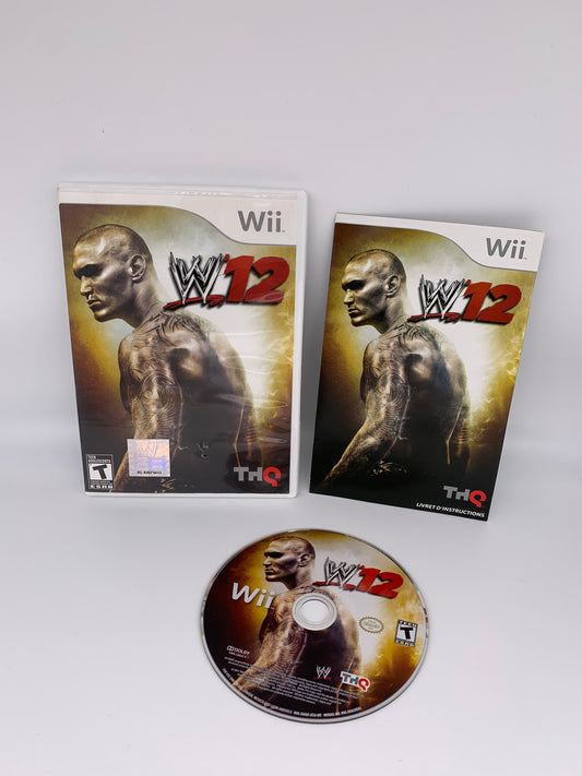 PiXEL-RETRO.COM : NINTENDO WII COMPLET CIB BOX MANUAL GAME NTSC WWE '12