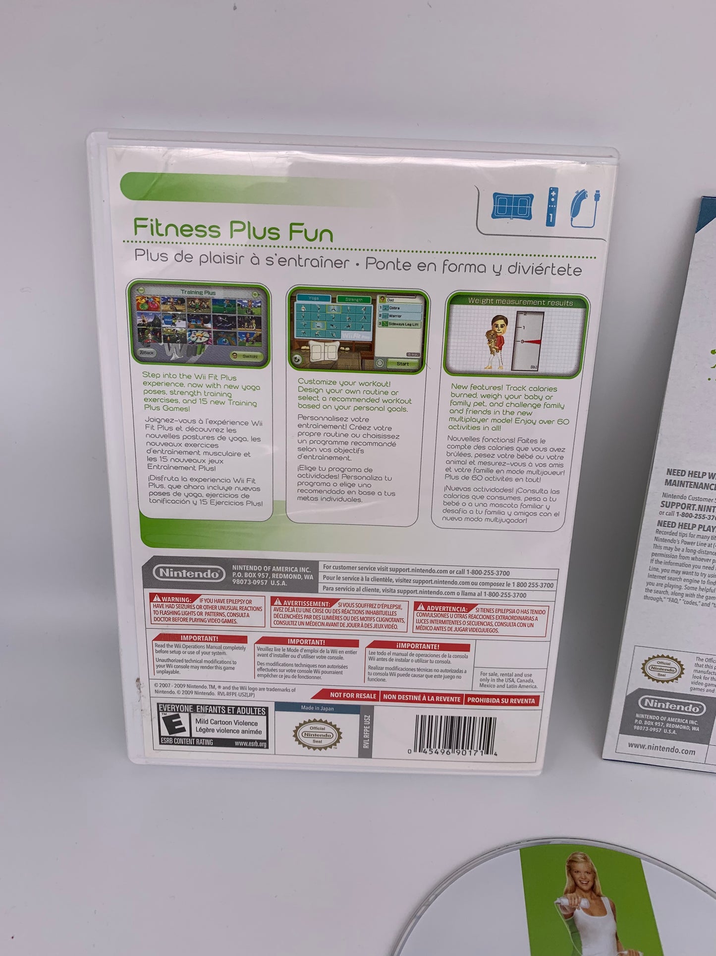 NiNTENDO Wii | WiiFiT PLUS | NOT FOR RESALE