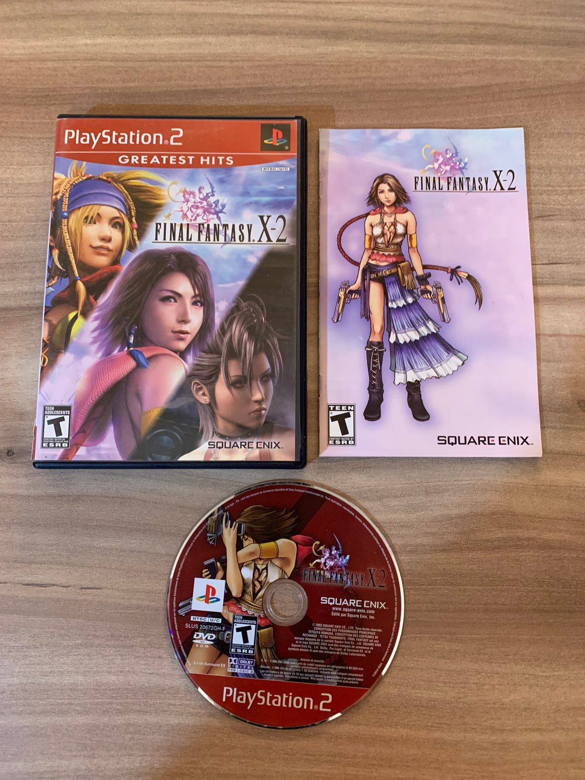 PiXEL-RETRO.COM : SONY PLAYSTATION 2 (PS2) COMPLET CIB BOX MANUAL GAME NTSC FINAL FANTASY X-2