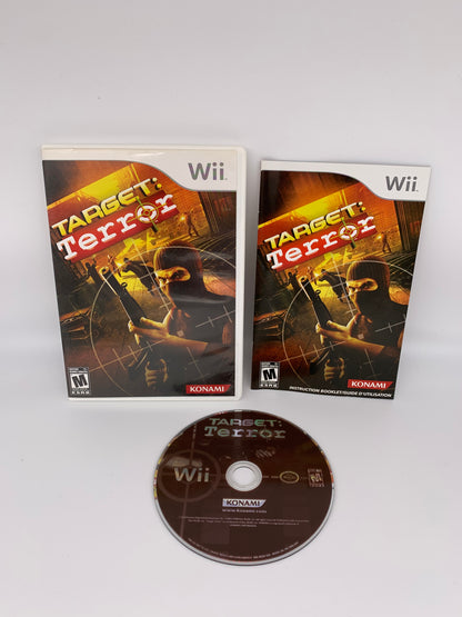 PiXEL-RETRO.COM : NINTENDO WII COMPLET CIB BOX MANUAL GAME NTSC TARGET : TERROR