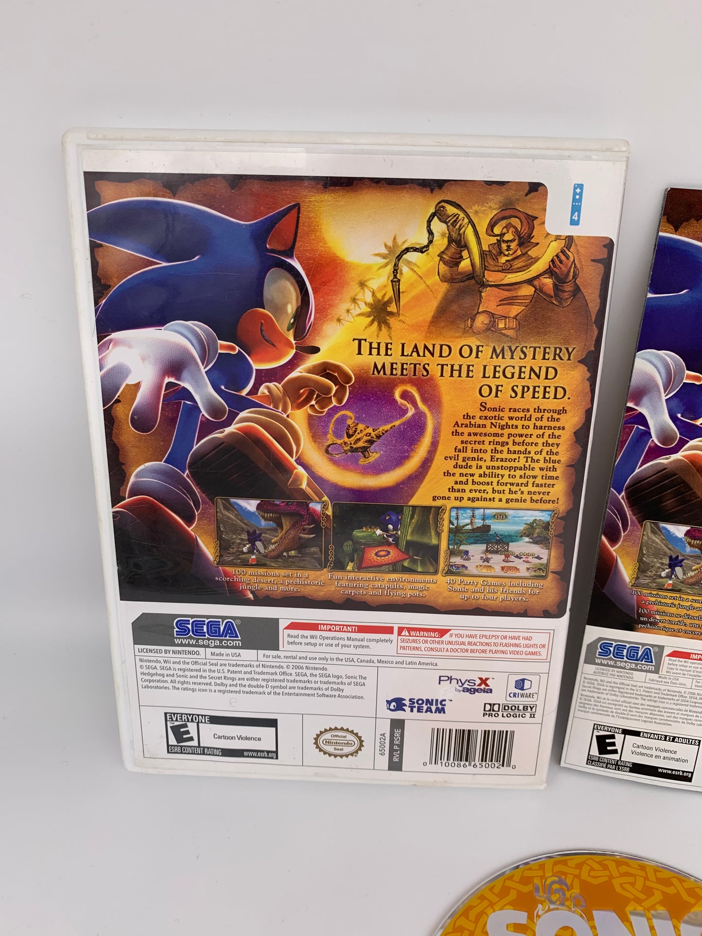 NiNTENDO Wii | SONiC AND THE SECRET RiNGS