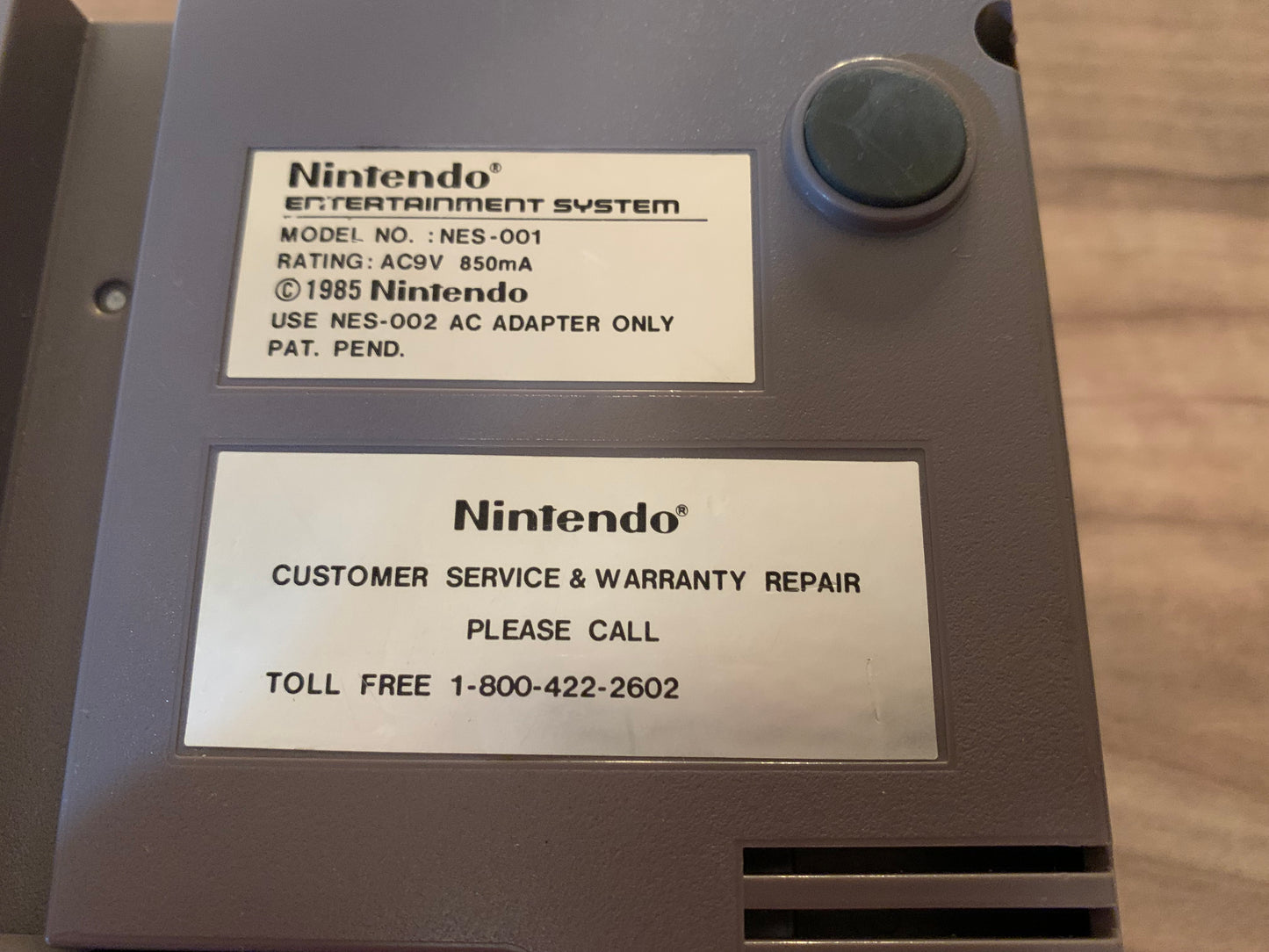 NiNTENDO [NES] CONSOLE | MODEL CONTROL DECK NES-001