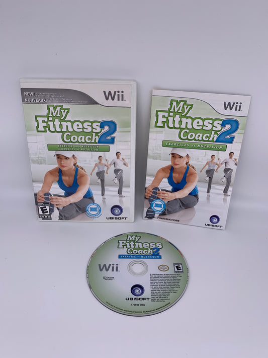 PiXEL-RETRO.COM : NINTENDO WII COMPLET CIB BOX MANUAL GAME NTSC MY FITNESS COACH 2