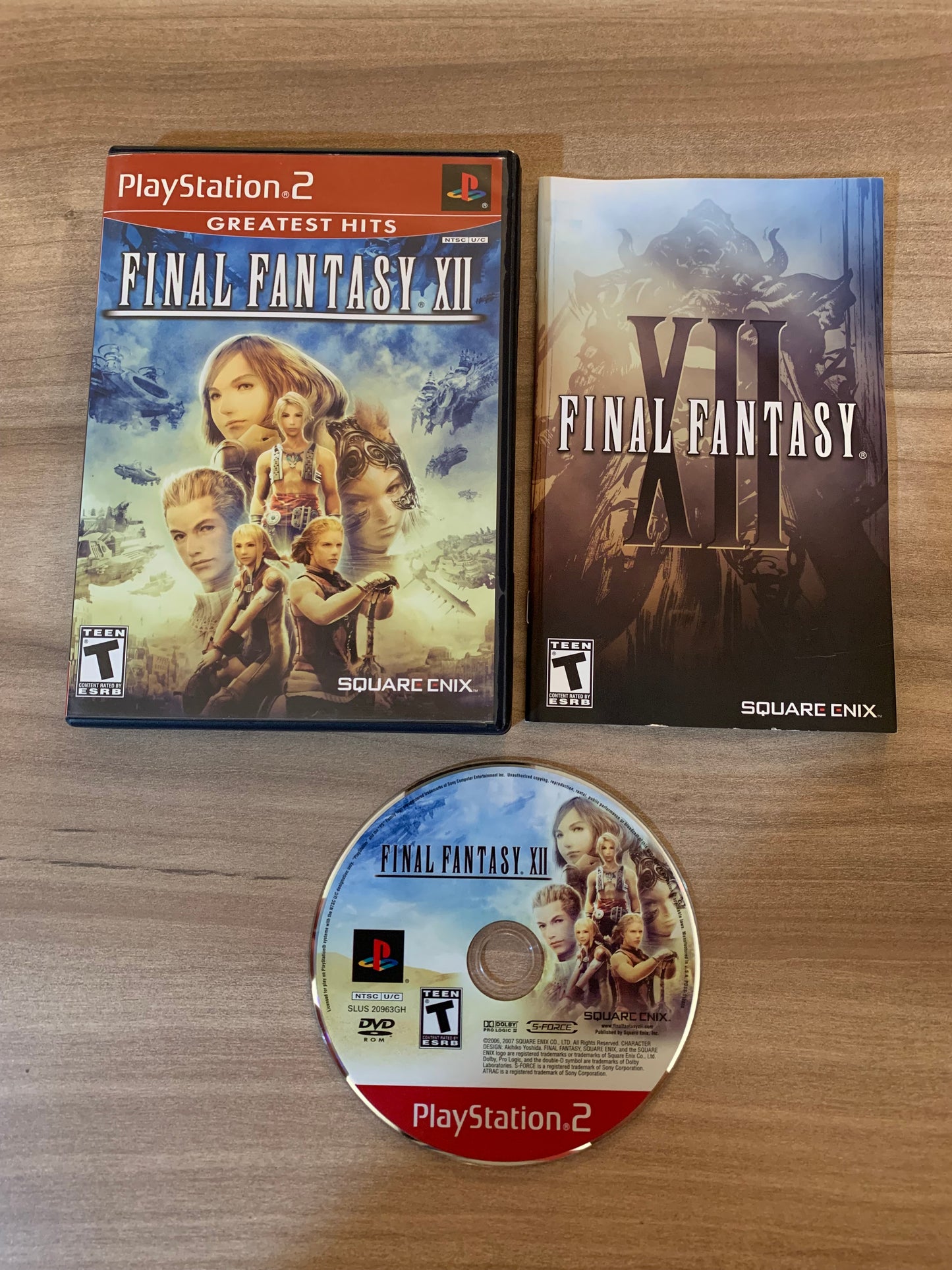 PiXEL-RETRO.COM : SONY PLAYSTATION 2 (PS2) COMPLET CIB BOX MANUAL GAME NTSC FINAL FANTASY XII