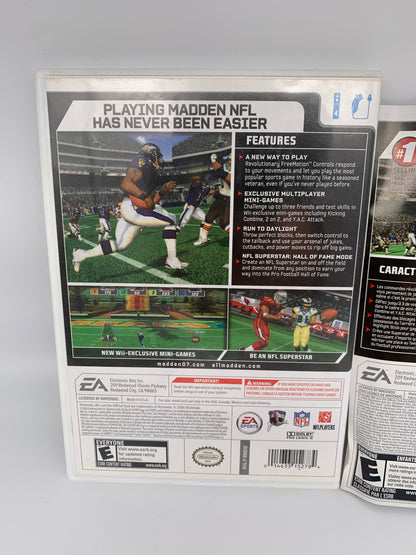 NiNTENDO Wii | MADDEN NFL 07