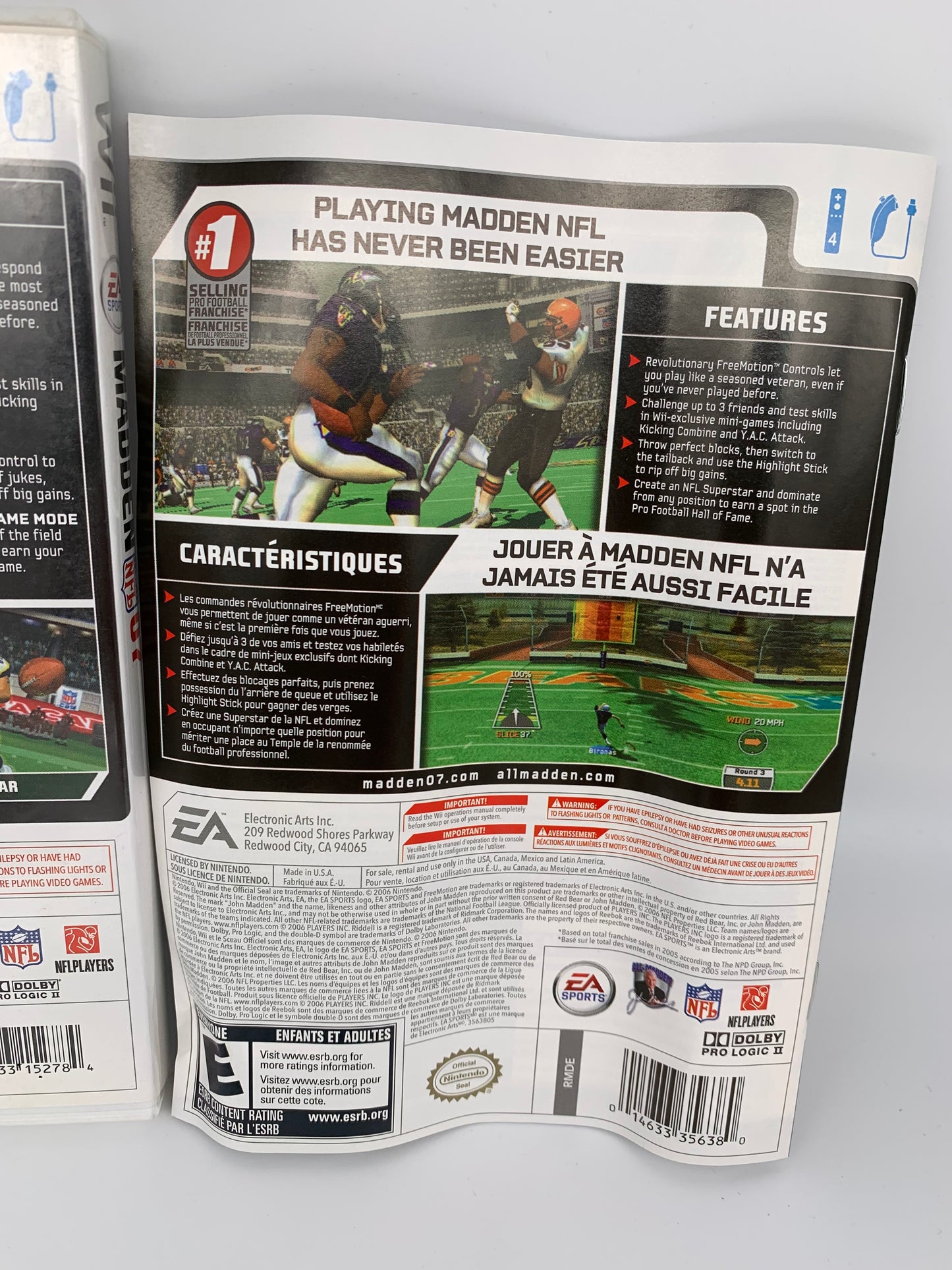 NiNTENDO Wii | MADDEN NFL 07