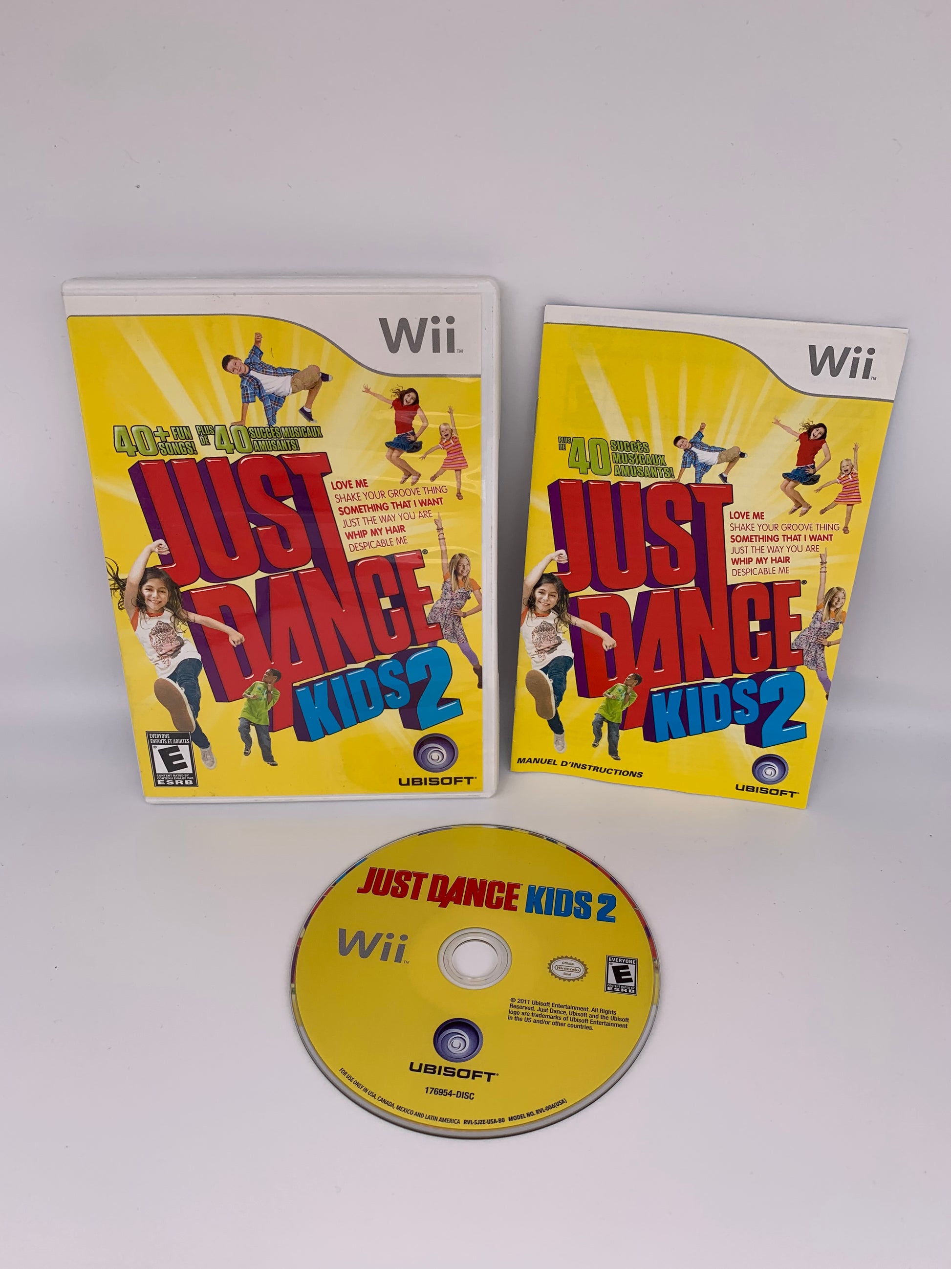 PiXEL-RETRO.COM : NINTENDO WII COMPLET CIB BOX MANUAL GAME NTSC JUST DANCE KIDS 2