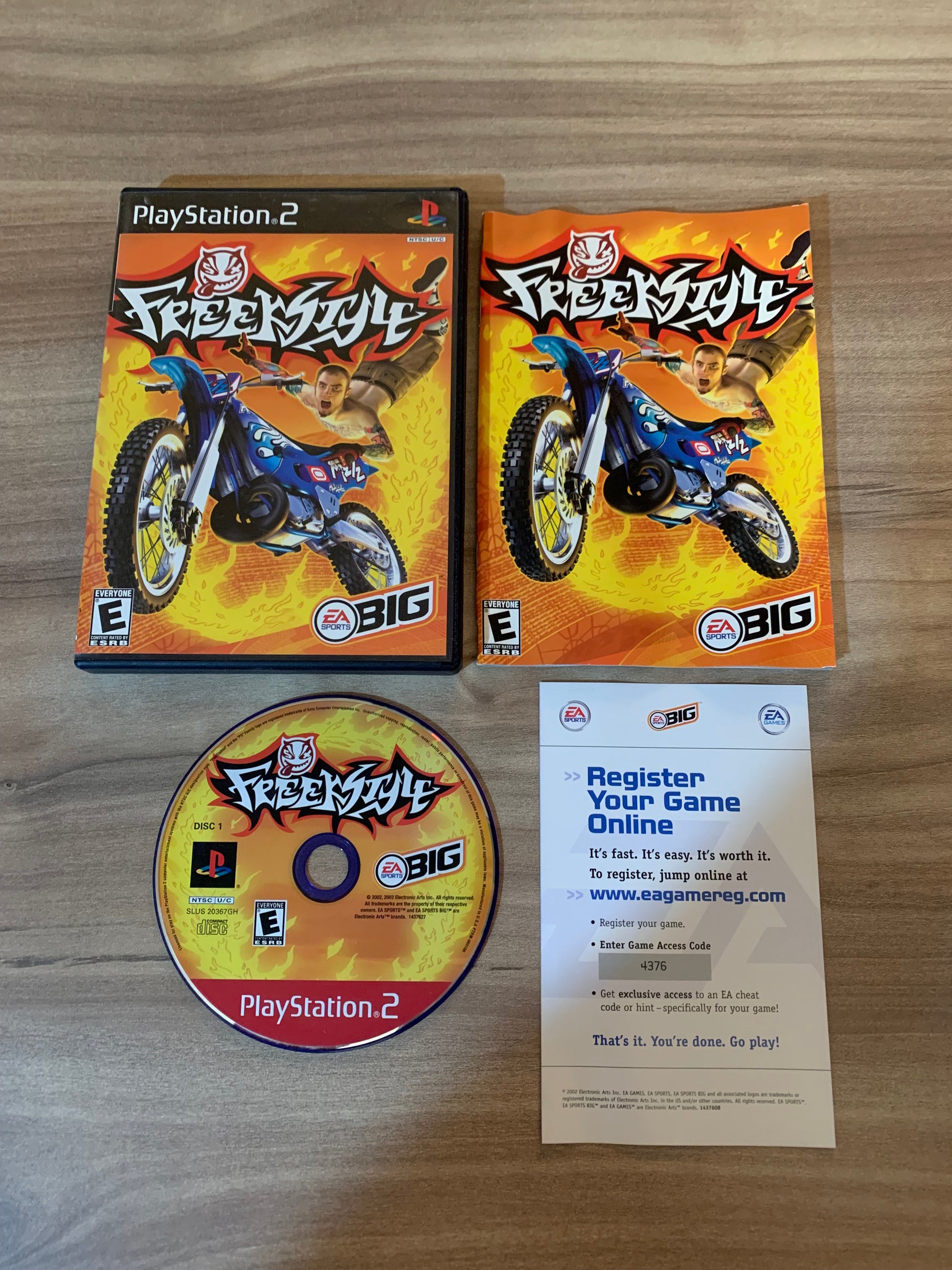 PiXEL-RETRO.COM : SONY PLAYSTATION 2 (PS2) COMPLET CIB BOX MANUAL GAME NTSC FREESTYLE