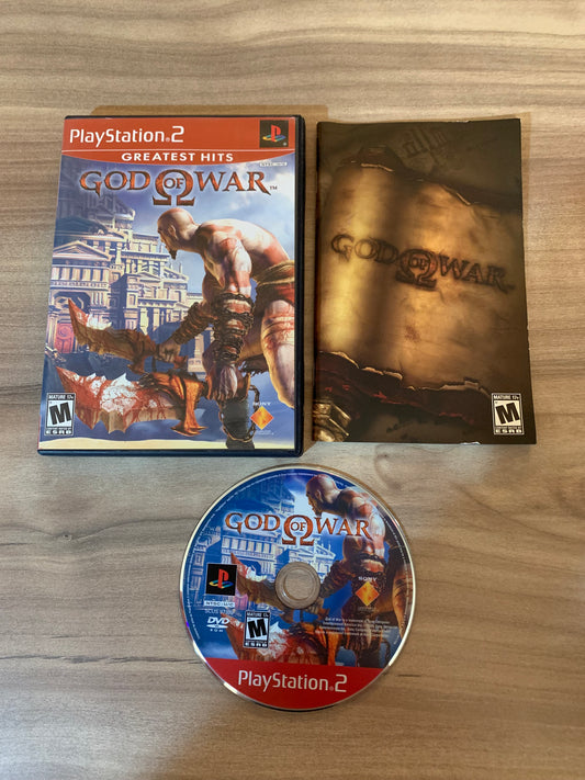 PiXEL-RETRO.COM : SONY PLAYSTATION 2 (PS2) COMPLET CIB BOX MANUAL GAME NTSC GOD OF WAR