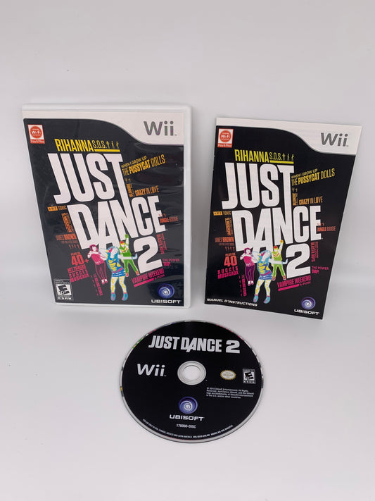 PiXEL-RETRO.COM : NINTENDO WII COMPLET CIB BOX MANUAL GAME NTSC JUST DANCE 2