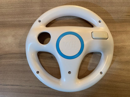 NiNTENDO Wii | OFFiCIAL WHITE STEERING WHEEL | RVL-024