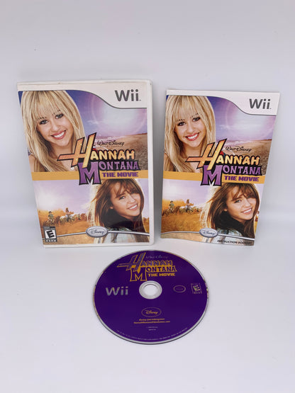 PiXEL-RETRO.COM : NINTENDO WII COMPLET CIB BOX MANUAL GAME NTSC HANNAH MONTANA THE MOVIE