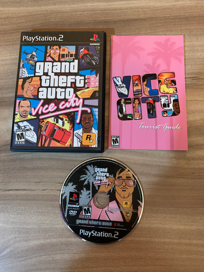 PiXEL-RETRO.COM : SONY PLAYSTATION 2 (PS2) COMPLET CIB BOX MANUAL GAME NTSC GRAND THEFT AUTO VICE CITY