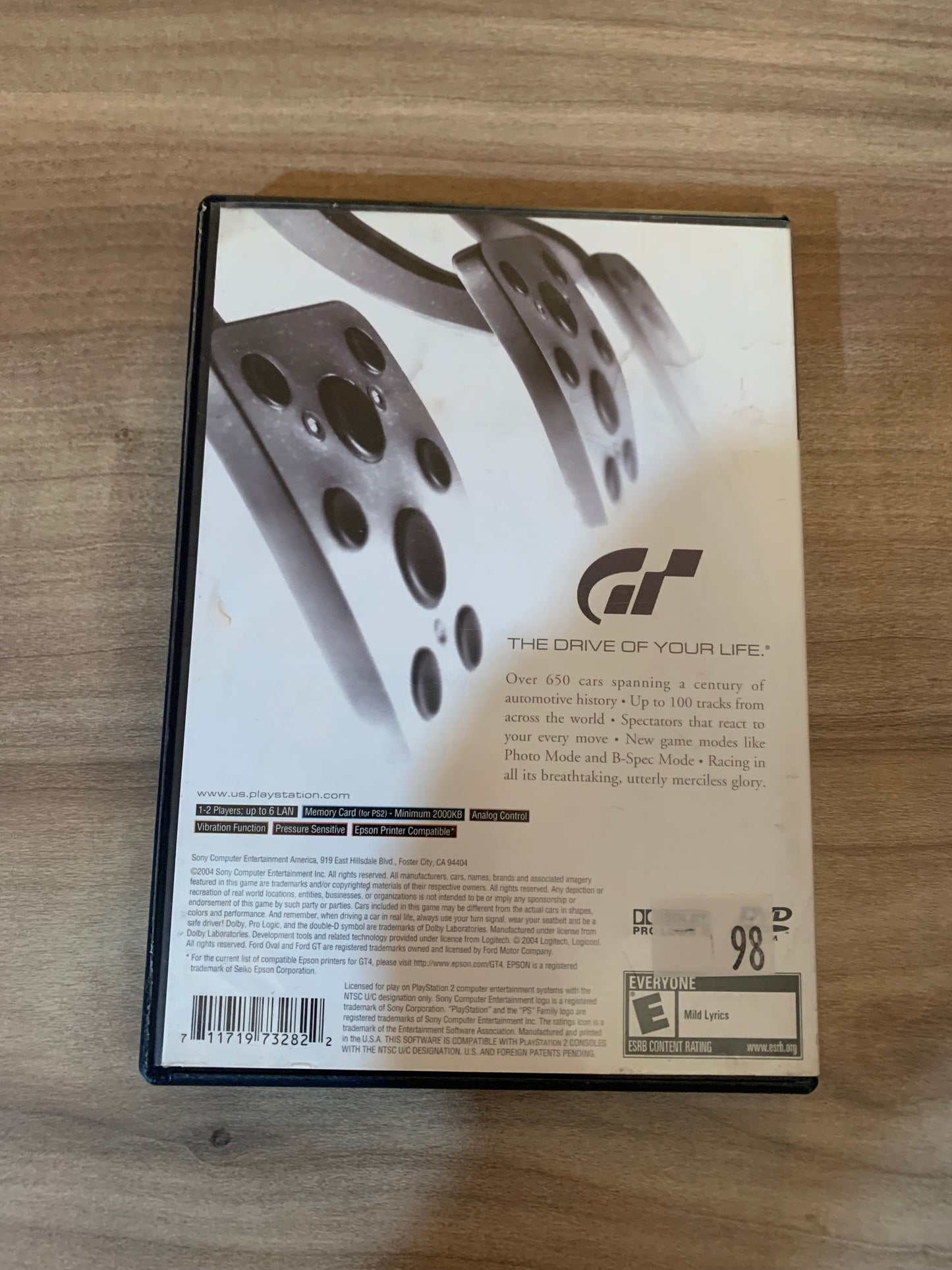 SONY PLAYSTATiON 2 [PS2] | GRAN TURiSMO 4 GT4 THE REAL DRiViNG SIMULATOR