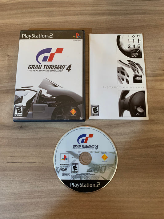 PiXEL-RETRO.COM : SONY PLAYSTATION 2 (PS2) COMPLET CIB BOX MANUAL GAME NTSC GRAN TURISMO 4 THE REAL DRIVING SIMULATOR