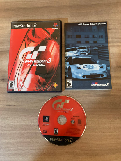 PiXEL-RETRO.COM : SONY PLAYSTATION 2 (PS2) COMPLET CIB BOX MANUAL GAME NTSC GRAN TURISMO 3 A-SPEC NOT FOR RESALE