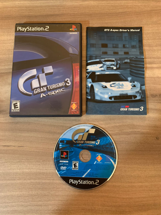 PiXEL-RETRO.COM : SONY PLAYSTATION 2 (PS2) COMPLET CIB BOX MANUAL GAME NTSC GRAN TURISMO 3 A-SPEC